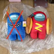 Among Us Plush Toy (Red Hot Dog & Blue Impostor) / 《太空狼人殺》毛絨公仔（熱狗款 & 藍色內鬼款）