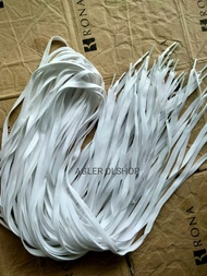 PROMO 10 PASANG TALI SEPATU GEPENG WARNA PUTIH BAYAR DI TEMPAT /TALI SEPATU FUTSAL/ TALI SEPATU ANAK