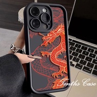 Compatible for Infinix Smart 8 7 Hot 40 Pro 40i 40 Pro 30i 30Play 30i Spark Go 2024 2023 Note 30 VIP 12 Turbo G96 ITEL S23 Lucky Red Dragon All-inclusive Phone Case Soft Cover