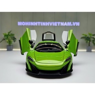 Mc LAREN 675LT GREEN MODEL CAR,1/18 SCALE AUTOART