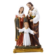 Holy Family Child Jesus The Virgin Mary Saint Joseph Sculpture Religious Catholicism Statue Home Ch2