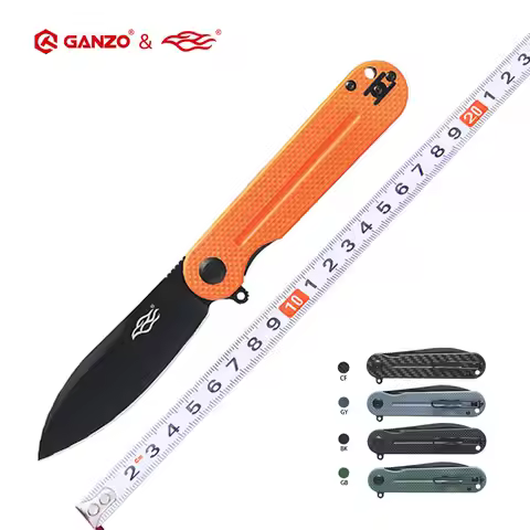 60HRC Ganzo FBKNIFE FH922PT knife D2 blade G10 handle folding knife camping tool outdoor EDC tool Po