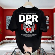 24s 200 Gsm Unisex Cotton Combed T-Shirt DPR People's Worship Council ACAB Indonesia Dark