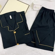 3333-1B SBT ชุดนอนผู้ชาย ชุดนอนแขนสั้นขาสั้นผ้าคอตตอน สีพื้นแต่งขอบสี เนื้อผ้านุ่มลื่นใส่สบาย พร้อมส