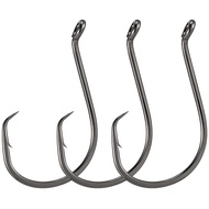 Dr.Fish 100 Pack Octopus Circle Hook, 8-10/0 Offset Fishing Hook, Saltwater & Freshwater Fishing Hoo