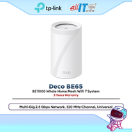 TP-Link Deco 7 Pro BE11000 Deco BE65 Tri-Band WiFi 7 Mesh Router with 6GHz & 4× 2.5G Ports
