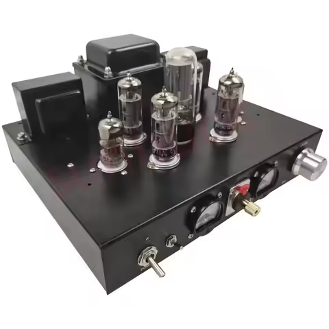 Sunbuck 6H8C 6N8P 5U4C 5Z4P 6P1 Vacuum Tube Amplifier 8W 2.0 HIFI Stereo Single-ended Class A Headph