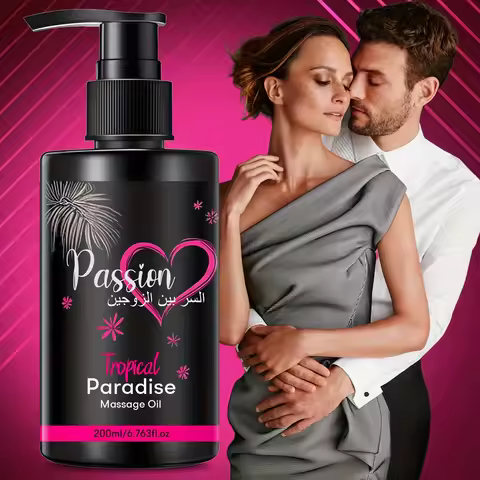 Paradise Massage Oil with Vitamins & Minerals - Nourish & Moisturize，body care massage oil Perfect f