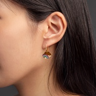 APM Monaco Rainbow Cloud Ring Silver Earrings Female Simple Classy Autumn Winter Earrings ins Trendy