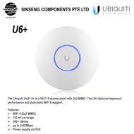 Ubiquiti UniFi U6+ Wifi 6 Dual-Band 2.4GHz/5GHz Access Point (Order Model: U6+) *Upgraded Model of U