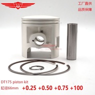 For Yamaha DT175 DT 175 STD +25 +50 +75 +100 Bore Size 66Mm 66.25Mm 66.5Mm 66.75Mm 67Mm Motorcycle E