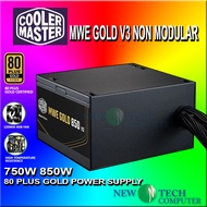 COOLER MASTER MWE GOLD V3 SERIES ATX 3.1 PCIE 5.1 80+GOLD NON-MODULAR POWER SUPPLY (750W/850W)