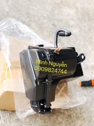 Cụm pô e/ hộc pô air xe Satria / Raider fi suzuki