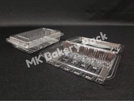 BENXON Kuih Container OPS 2H / Disposable Plastic Clear Bakery Container (100pcs±) OP2H / OPS 2H
