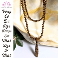 Medicine Master Dzi Necklace 7.5Li Mixed with 21 Eyes Dzi - Phuc An Linh Bao - Health & Perfect Succ