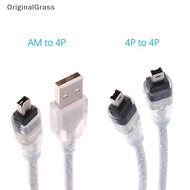 [OriginalGrass] 1394 Fire Wire USB To 4p USB To 1394 Data Cable IEEE 1394 Connection Cable Camera DV