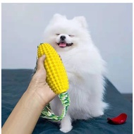 Toy Bite-Resistant Puppy Dog Molar Toy Corn Not Rotten Small Dog Teddy Border Collie Corgi Simulation/Dog Corn Toys for Teeth Grinding Dental Cleaning