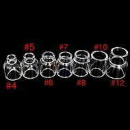 【NEW】 2PCS TIG Welding Torch Stubby Gas Lens #4/5/6/7/8/10/12 Glass Set Practical Welding Parts for 