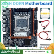 [hIkAi] X99H Desktop Motherboard+E5 2650 V3 CPU B85 LGA2011-3 4X DDR4 REG ECC RAM Slots M.2 PCIE SAT