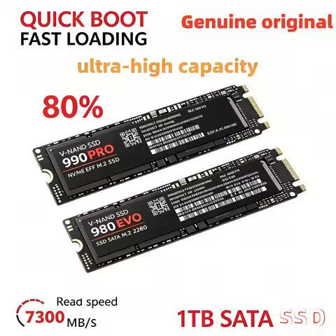 2026new 980Pro 990Pro 1TB NVMe PCIe 4.0 Internal SSD Solid State Drive For Laptop Microcomputer Desk
