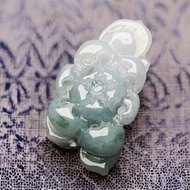 冰飄花翡翠牡丹花 | 天然緬甸玉翡翠A貨 | 送禮