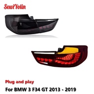 Auto LED Tail Light Assemblies For BMW 3 F34 GT 2013 - 2019 Car Rear Fog DRL Brake Turn Signal Lamp 