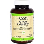 Vitacost ROOT2 42 Fruits and Vegetables 1.4 Gram Per Serving - 90 Capsules