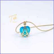 18k'bX)Gold=Id@Cubic`EN;Zirconia&v;Birthstone%n:Heart%Q:BarbiePendant%a:Necklace%v:Accessories Plus