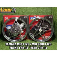 BOM RANGSIT CNC MAGS LYNX (STAR) 14s 5 SPOKES YAMAHA MIO I 125 / MIO SOUL I 125 (100% THAILAND MADE