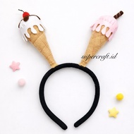 Ice Cream Headband Ice Cream Costume Gelato Delight Ice Cream Toy