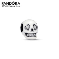Pandora Glow-in-the-dark Sparkling Skull Charm ชาร์ม ชาร์มแพนดอร่า ชาร์มฮาโลวีน ชาร์มเรืองแสง แพนดอร