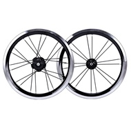 Litepro Folding Bicycyle Disc V Brake Rims 20MM Alloy Wheels 14 16Inch Single External 3 Speed 74 85MM Bike Wheelset