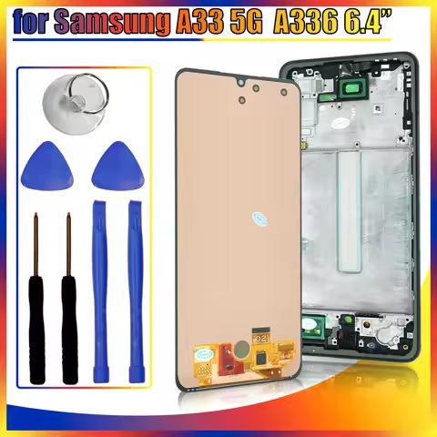 AMOLED LCD for Samsung Galaxy A33 5G A336 LCD Display Touch Screen Digitizer for Samsung A33 5G A336
