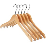 GANTUNGAN Adult Wooden Hangers PER PCS Adult Clothes Hangers Adult Hangers Adult Clothes Hangers Adu