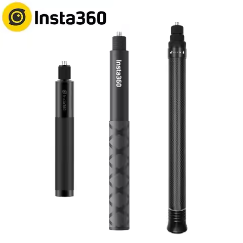 Insta360 X5 X4 X3 ONE X2 Invisible Selfie Stick For GO 2 / ONE RS Carbon Fiber Extension Rod Insta 3