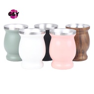 G&Y Yerba Mate Cup 304 Stainless Steel 8oz Argentine Yerba Mate Gourd With illas