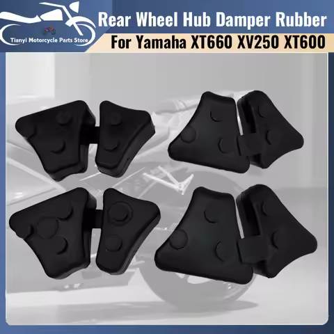 4PCS Rear Wheel Hub Damper Rubber For Yamaha XV 250 H Virago XV 250 N Virago XT600 XT660 Cush Drive 