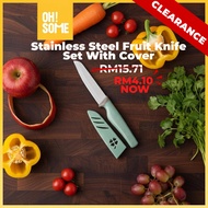 【CLEARANCE】OHSOME - Gawin Stainless Steel Fruit Knife Set With Cover/ Sharp and Premium
