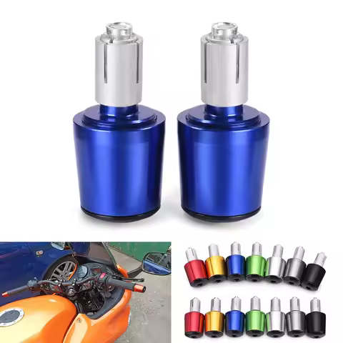 7/8" 22mm Motorcycle handlebar Grips Ends Handlebar Grips Cap Weights Plug For GSXR 1300 1000 750 60