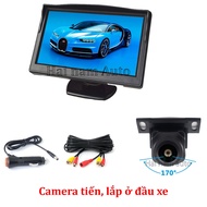 Forward camera set, front camera installation, front view, 720P resolution, wide viewing angle