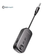 Hifi Stereo Music Wireless Adapter Bluetooth 5.3 Audio Transmitter Receiver 3.5MM AUX with Mic for C