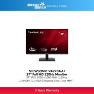 VIEWSONIC VA270-H-2 27" Full HD IPS Monitor - 100Hz/1ms MPRT/HDMI/VGA