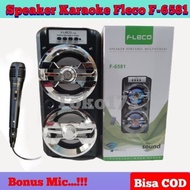 Speaker Karaoke Fleco F-6581/6582 Gratis Mix Speaker Bluetooth Fleco