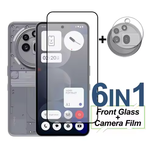 Full Cover Tempered Glass For Nothing Phone 3a Pro Screen Protector Protective Phone Camera Lens Fil