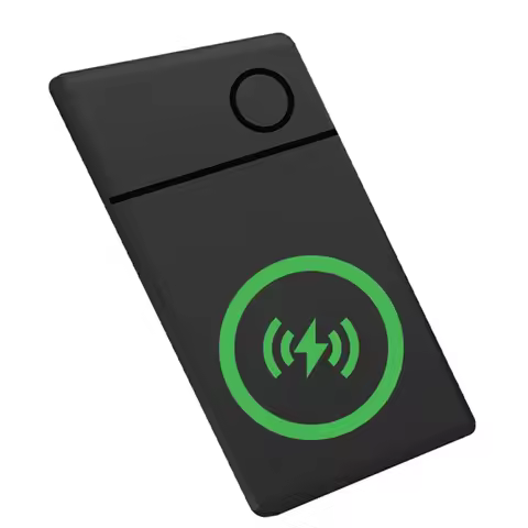 NEW-Wireless Rechargerable Smart Card Tracker Work With Find My App Back Cover Icard Tag For Airtag 
