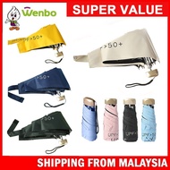 Wenbo UPF 50+ Sun Protection Mini Umbrella Portable Umbrella Anti-UV Waterproof Umbrella