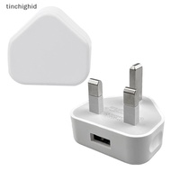 tinchighid Mobile Phone Charger Universal Portable 3 Pin USB Charger UK Plug  With 1 USB Ports Travel Charging Device Wall Charger Travel Fast Charging Adapter Nice
