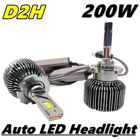 D2H LED Car Headlight Bulbs D2S D4S Powerful 200W 20000LM Replaceable Kit Xeon LED Plug&Play 12V H1 