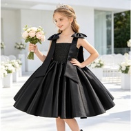 FSMKTZ Girl Princess Dress with 3D Bow Birthday Graduation Party Gown (7-14 Years) ALP811