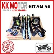 [HLY ] YAMAHA Y125 Y125ZR 125ZR COVERSET COVER SET BODY COVER HITAM 46 / BLACK 46 / 46 HITAM ORI KIL